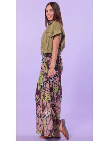 GONNA LUNGA FANTASIA FARFALLA