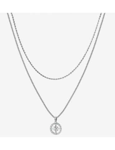 COLLANA UOMO IN ACCIAIO CON...