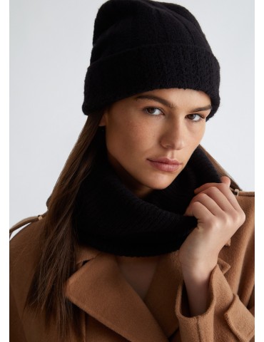 Scaldacollo e berretto in...