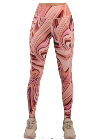 LEGGINGS ALL OVER ARANCIO