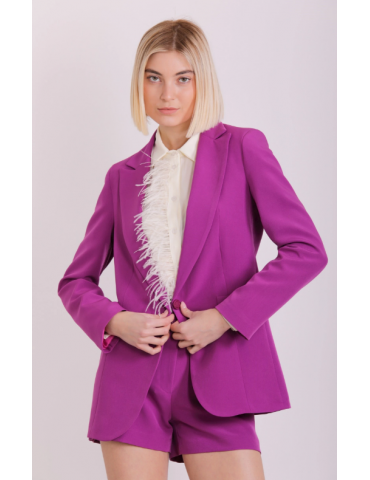 GIACCA LUNGA IN TESSUTO...