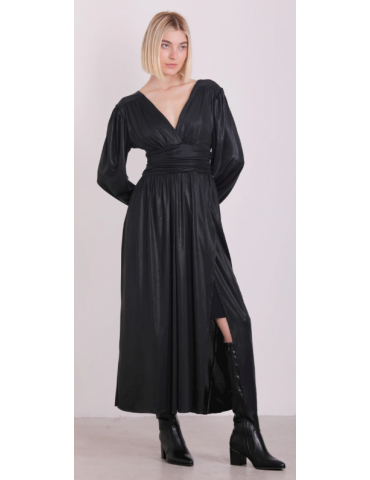 ABITO LUNGO EFFETTO CANGIANTE