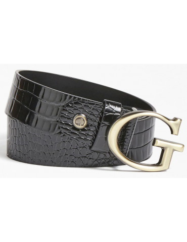 Cintura Guess cocco NERO