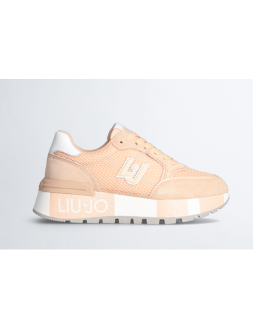 Sneakers platform in suede...