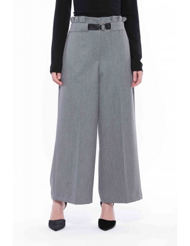 PANTALONE PALAZZO CROPPED...