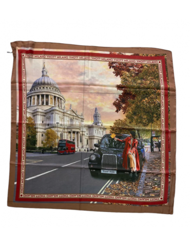 YNOT FOULARD 90X90 LONDON...