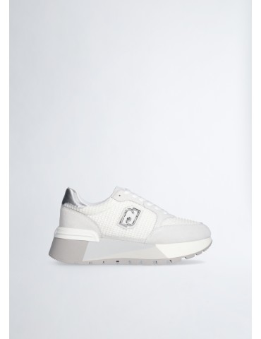 Sneakers platform in suede...