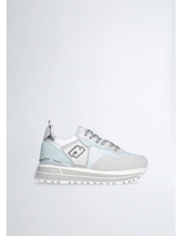 Sneakers platform in suede...