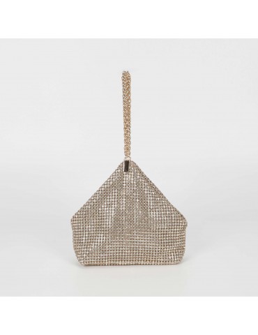 BORSA MORBIDA CON STRASS