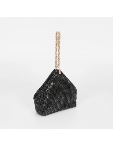 BORSA MORBIDA CON STRASS