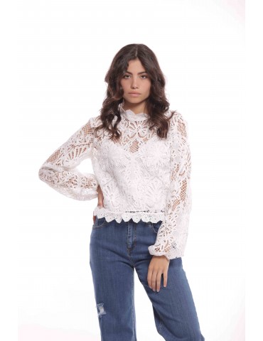 BLUSA RICAMATA