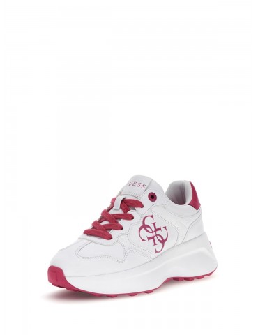 SNEAKERS GUESS WHITE/FUCSIA