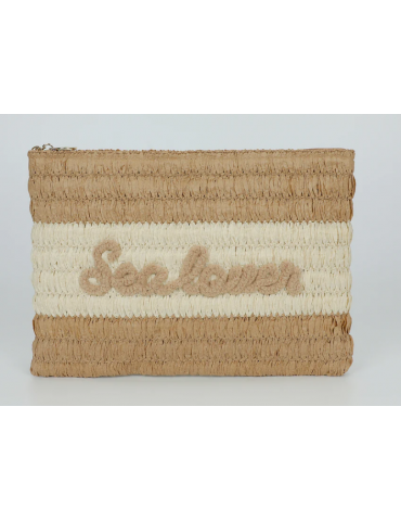 PORTAOGGETTI "SEA LOVER" CUOIO