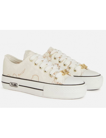 Sneaker in panama Geo White