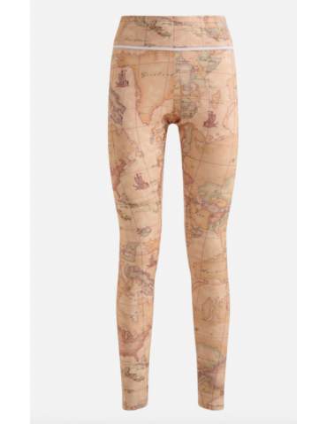 Leggings lunghi in tessuto...