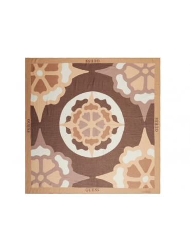 Foulard Guess 120X120 Brown