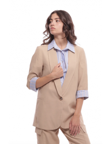 GIACCA LUNGA IN AKUMAL CON...