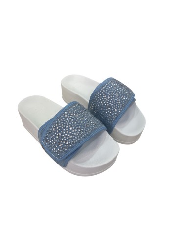 LIUJO CIABATTA DENIM STRASS