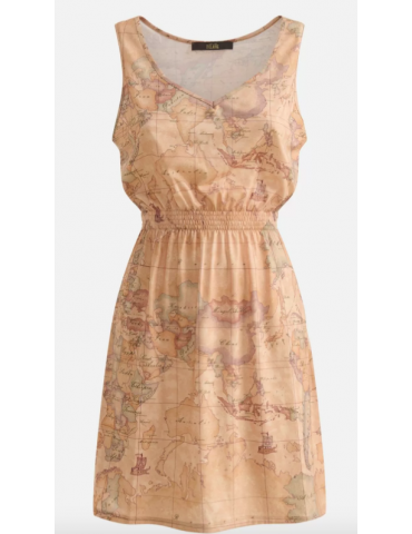 Abito corto in jersey con...