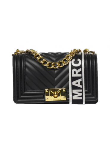 BORSA FLAT S25 NERO/GOLD