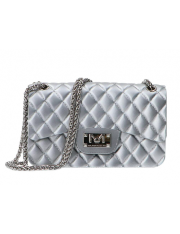 BORSA FLAT FALCON ARGENTO