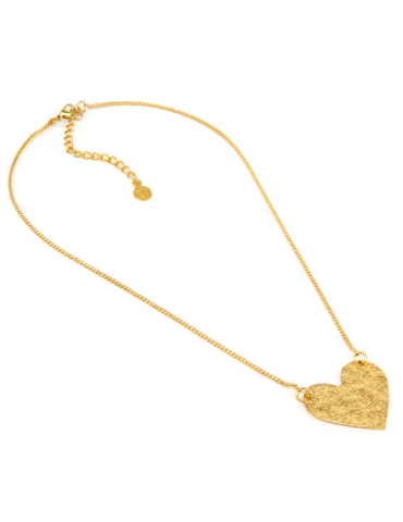 COLLANA CUORE PIATTO