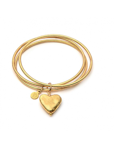 BANGLES LEGATI PENDENTE CUORE
