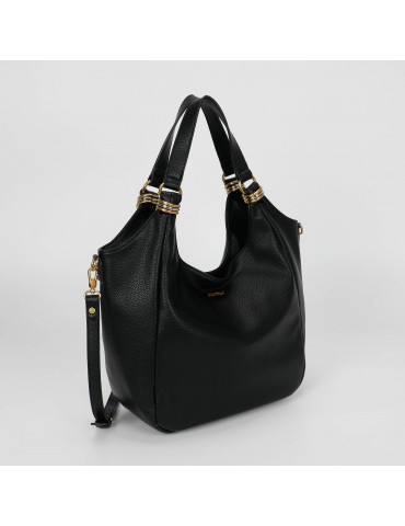 BORSA A SACCA CON ANELLI AI...