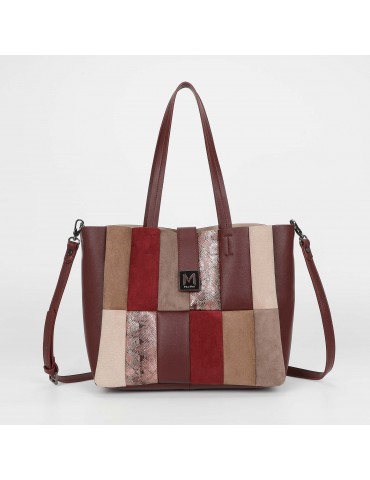 BORSA A SPALLA PATCHWORK...