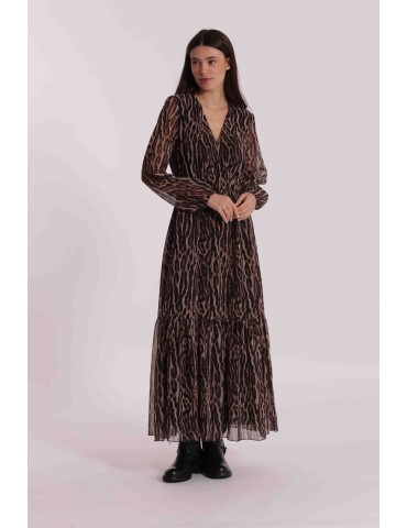 ABITO LUNGO FANTASIA ANIMALIER