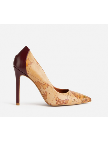 Décolleté in nappa Geo...