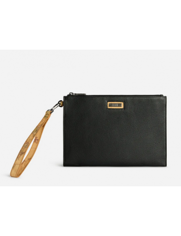 Gaelic Leather clutch Nera