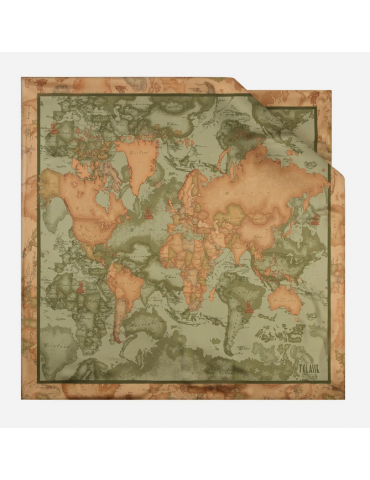 Foulard Doppio Geo 90x90...