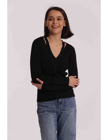 MAGLIA CUT OUT CON...