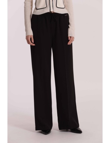 PANTALONE JOGGER PALAZZO IN...