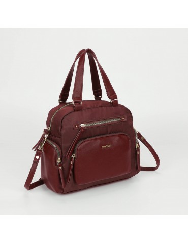 BORSA BAULETTO IN NYLON CON...