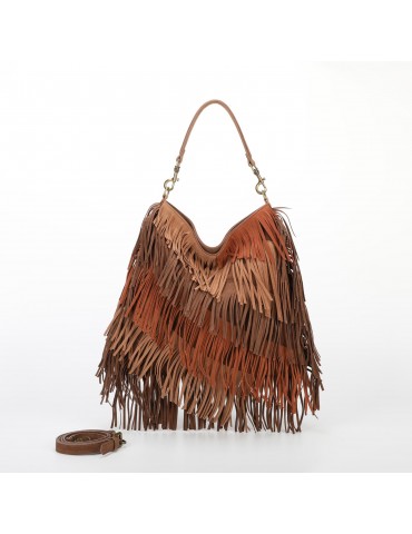BORSA A SACCA CON FRANGE