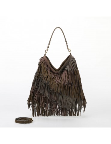 BORSA A SACCA CON FRANGE