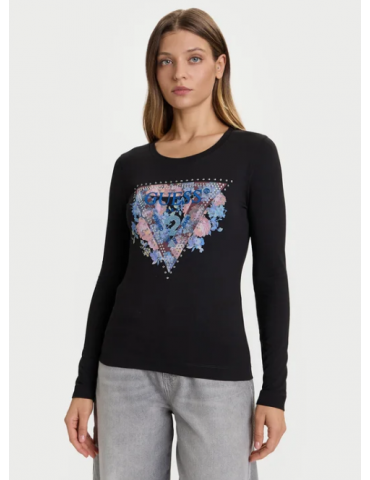 GUESS MANICA LUNGA FLOWER