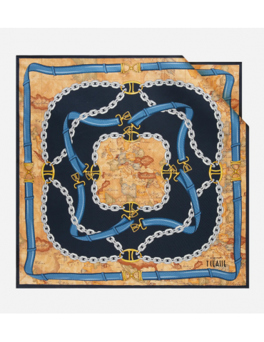Foulard in seta Geo...