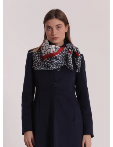 FOULARD POIS IRREGOLARI CON...
