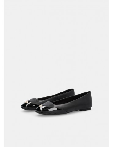 Ballerine in nappa Nero