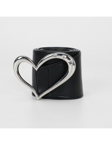 MIMIMUA CINTURA CUORE NERO