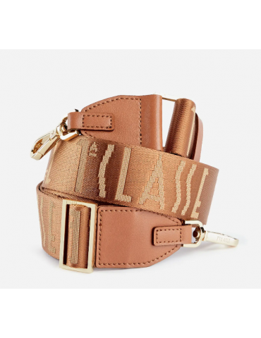 Tracolla in nastro con logo...