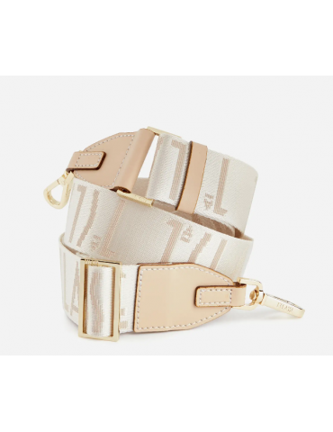 Tracolla in nastro con logo...