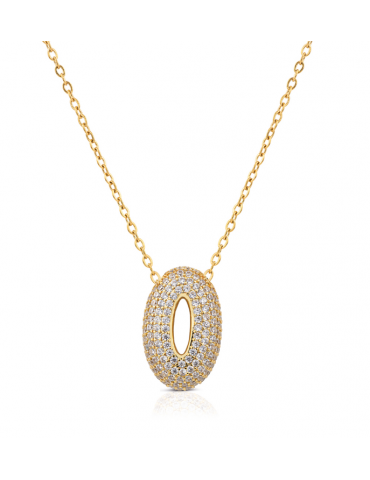 BUBBLE LETTERS collana con...