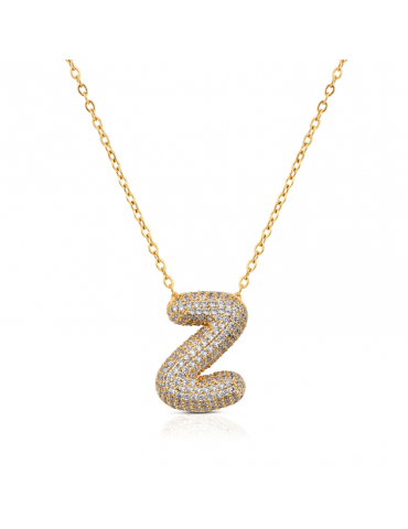 BUBBLE LETTERS collana con...