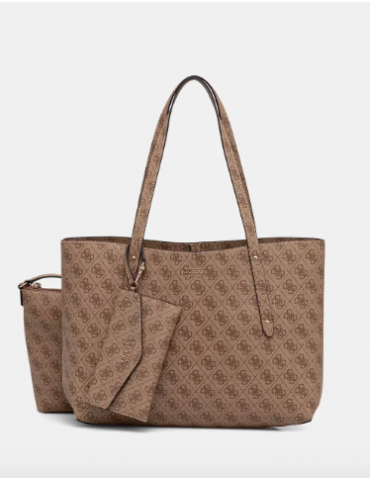 GUESS BORSA BRENTON LATTE LOGO