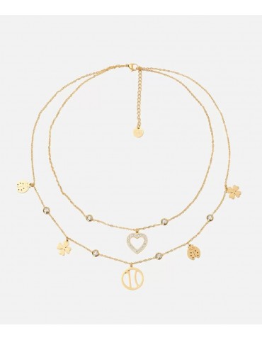 Collana doppio filo Alviero...