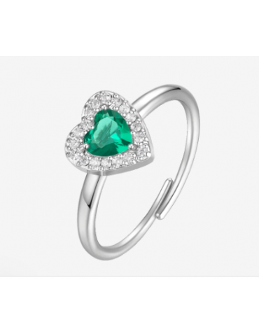 ANELLO DONNA IN ACCIAIO CON...